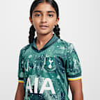 Tottenham Hotspur 2024/25 Stadyum Üçüncü Nike Dri-FIT Genç Çocuk Futbol Taraftar Forması