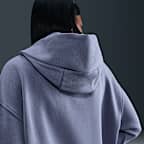 Huvtröja Nike Sportswear Phoenix Fleece i oversize-modell för kvinnor