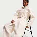 Nike Sportswear laza, középmagas derekú női polárnadrág