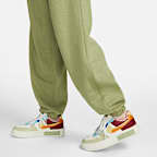 Pants de entrenamiento oversized de tiro alto para mujer Nike Sportswear Phoenix Fleece