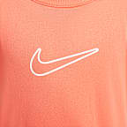 Nike One Fitted 大童 (女童) Dri-FIT 短袖上衣