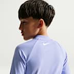 나이키 스윔 하이드로가드 주니어(남아) 긴팔 지퍼 탑
