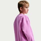 Nike Sportswear Club Fleece ekstra stor sweatshirt til store barn