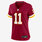 Jersey Nike de la NFL Game para mujer Luke McCaffrey Washington Commanders - Burdeos