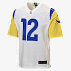 Puka Nacua Los Angeles Rams Big Kids' Game Jersey - White