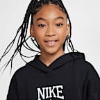 Nike Sportswear Club Fleece Girls' Oversized Pullover Hoodie