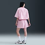 ナイキ スポーツウェア チル ポプリン ウィメンズ ストライプ ボクシー トップ