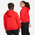 Sudadera con gorro sin cierre para niños talla grande (talla amplia) Nike Sportswear Club Fleece