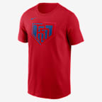 Dominican Republic National Baseball Team 2026 World Baseball Classic Icon Men's Nike T-Shirt - Red