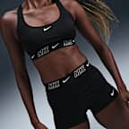 Shorts Kick para mujer Nike Swim Fusion Logo Tape