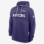 Baltimore Ravens Alt Standard Issue Men's Nike Dri-FIT NFL Pullover Hoodie - Purple