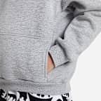 Sudadera con gorro sin cierre de tejido Fleece infantil Nike Sportswear Club