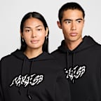 เสื้อสเก็ตบอร์ดมีฮู้ดผ้าฟลีซแบบสวม Nike SB