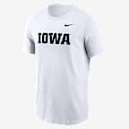 Iowa Hawkeyes Primetime Wordmark Men's Nike College T-Shirt - White