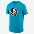 Playera universitaria Nike para hombre Florida State Campus Local Madness - Turquesa
