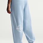 Nike Solo Swoosh fleecebroek met boorden voor heren