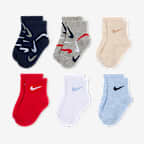 Calcetines al tobillo (6 pares) Baby Swooshfetti Nike - Multicolor