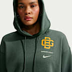 Sudadera con gorro sin cierre Nike de la NFL oversized para mujer Green Bay Packers Rivalries Collection Phoenix - Verde vintage