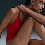 Nike Swim Women's Terry Texture Y-Back One Piece