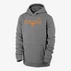 Tennessee Club Fleece Big Kids' (Boys') Nike College Hoodie - Dark Grey Heather