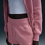 Shorts de ajuste holgado y tiro alto para mujer Nike Sportswear Phoenix Fleece