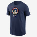 Cleveland Guardians City Connect Large Logo Men's Nike MLB T-Shirt - Navy