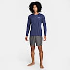 Playera de manga larga Dri-FIT con protección contra los rayos UV para hombre Nike Swim Hydroguard Essential