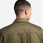 เสื้อสเก็ตบอร์ดติดกระดุมแขนยาวแบบทอ Nike SB