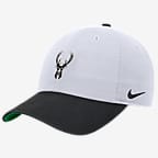 Milwaukee Bucks Select Series Nike NBA Cap - White