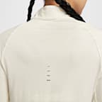 나이키 스위프트 여성 드라이 핏 UV 쿼터집 러닝 탑