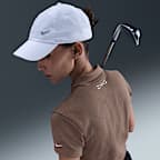 Polo de golf de manga corta para mujer Nike