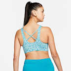 Nike Swoosh Icon Clash Women's Medium-Support Padded Strappy Printed Sports Bra