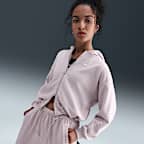 เสื้อมีฮู้ดผ้าฟลีซเด็กหญิง Dri-FIT Nike Sportswear