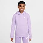 ナイキ スポーツウェア クラブ ジュニア プルオーバー パーカー