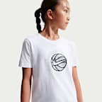 Playera para niños talla grande Nike Básquetbol