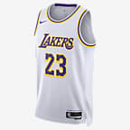 Los Angeles Lakers Association Edition 2022/23 Men's Nike Dri-FIT NBA Swingman Jersey - White