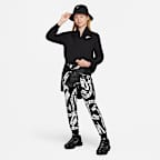 Nike Sportswear Club Fleece Big Kids' (Girls') 1/2-Zip Long-Sleeve Top