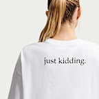 Playera de manga corta Dri-FIT oversized para mujer Nike