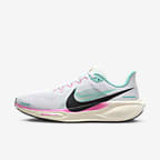 Nike Pegasus 41 Men's Road Running Shoes - White/Coconut Milk/Team Gold/Playful Pink