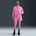 Nike Sportswear Chill Terry Sudadera con gorro de French Terry holgada con cierre completo para mujer