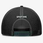 Gorra de rejilla universitaria Nike ajustable para hombre Michigan State Primetime Rise