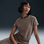 Playera de manga corta de French Terry para mujer Nike Sportswear Chill Terry