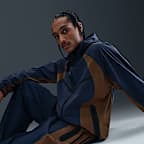 Nike Tech Men's Dri-FIT Woven Color-Block Windrunner Loose Jacket