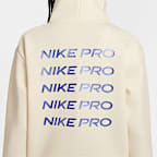 Nike Pro Women's Cropped Half-Zip Top