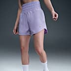 Nike One Women's Dri-FIT Ultra High-Waisted 3" Brief-Lined Shorts