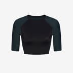 Top cropped de media manga con almohadillas para mujer NikeSKIMS Shine