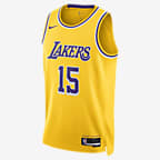 Los Angeles Lakers Icon Edition 2022/23 Men's Nike Dri-FIT NBA Swingman Jersey - Amarillo