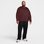 Sudadera de cuello redondo de tejido Fleece para hombre Nike Tech