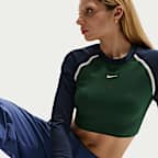 Nike Sportswear Women's Tight Long-Sleeve Cropped Top