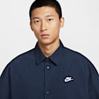 Nike Club Men's Short-Sleeve Button-Up Shirt